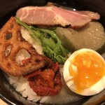 麺屋一燈 - まるごとしじみの塩ラーメン+小ライス