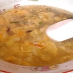 中華料理 紅蘭 - 玉子スープ