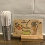 SHIBIRE NOODLES 蝋燭屋 銀座本店 - 調味料の可愛いイラスト