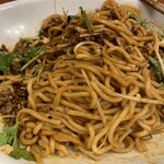 SHIBIRE NOODLES 蝋燭屋 銀座本店 - しっかり混ぜるとこんな感じ