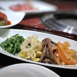 叙々苑 - ◆ナムル4種は、いい箸休めに。