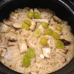 春草 - 13.10月　穴子と銀杏の土鍋炊き込みご飯