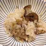 春草 - 13.11月　牡蠣とシメジの土鍋炊き込みご飯