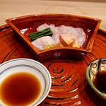 馬車道 大かわ - 鮟肝と鮃