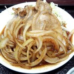 Honmaru - 豚の生姜焼き定食￥750