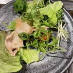 お好み焼き・鉄板焼き 蔵屋  - 塩ダレ豚サラダ