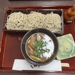 Sobatokoro Shimizu - 鴨せいろ大盛1.5玉（¥1,850+麺大盛¥350）