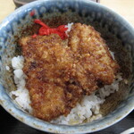 一筆啓上茶屋 そば処 - ミニソースカツ丼