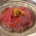 吉祥寺 肉ドレス海鮮丼 - 