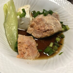 パントリー - 料理写真:あん肝美味しい。絹ごし豆腐も美味しいです♪