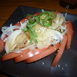 個室居酒屋 にっぽん市 - トマトと生姜のさっぱりサラダ(550円)