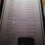 ファウセッツ - メニュー。40種類の国内外のクラフトビールのリストは圧巻！