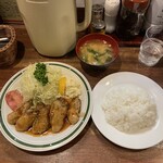 かつれつ四谷たけだ - カキバター焼き定食