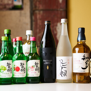 We also have a wide variety of drinks including Korean alcohol, soft drinks, and standard beer ☆
