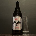 Suteki Dainingu Tora No Himatsubushi - アサヒ スーパードライ 中瓶