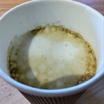 Mitsuhashi - 上から❣ほうじ茶が良い感じのアクセント❣（カップが同じなんで、はっきり違いがわからない？ちゃんと色味が違うでしょ！ww）