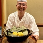 鎌倉 北じま - 厚焼き玉子の茶巾鮨