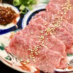 ルッカ - 和牛刺し辛味噌和え