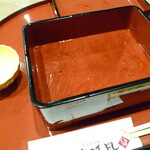 うなぎ和食 しら河 - 完食！　ご馳走さまでした