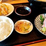 旬魚菜まこと - ある日のランチ