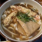 Sanuki Udon Yom Pachi - ちくわ天きつねとじうどん定食