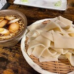 手打ちそば　馬力屋 - 川幅鴨汁うどん（1,100円）＋煮たまごトッピング（120円）