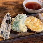 手打ちそば　馬力屋 - 野菜天（430円）