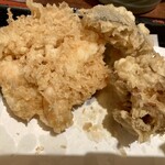 Tempura Tsuna Hachi - 小えびのかき揚げ、なす、舞茸