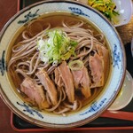 赤ひげ　さくら家 - ◆サービスランチ ◇肉そば(冷)◇ミニサーモン丼◇小鉢