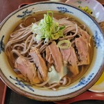 赤ひげ　さくら家 - ◆サービスランチ ◇肉そば(冷)◇ミニサーモン丼◇小鉢