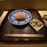 お料理 佐藤 - 香箱蟹。日本酒が進みます。