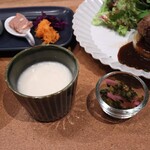 the Garden by Roppongi - スープとお漬け物