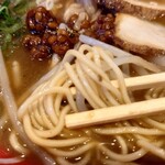 小豆島ラーメンHISHIO - 程よい硬さの麺