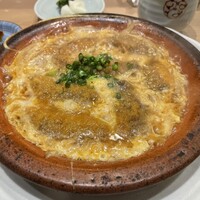 新宿割烹 中嶋 - イワシの柳川、ぐつぐつ、あっつあつ。鰯の匂いが鼻をついたのは残念。