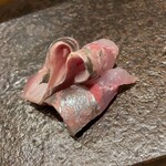 鮓 伊保 - お造り　舞鶴のアジ