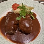 Koiwai Noujou Toukyou - 肉料理　小岩井牛　100%ハンバーグステーキ