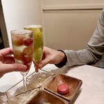 かまくら個室ビストロ KAMAKURA - 乾杯 旬のフルーツスパークリング