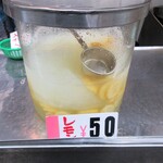 鼻知場商店 - レモン水