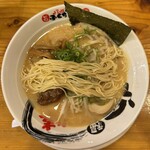 柏原町ふくちあん - ストレート細麺