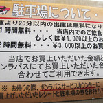 ベーカー バイツェン - ※ボンラパス内で1,000円以上の購入で1時間、3,000円以上で2時間の駐車料金がサービスになります(受付カウンターにて)。