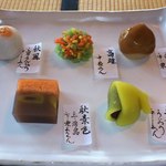 茶寮 宝泉 - 和菓子のサンプル