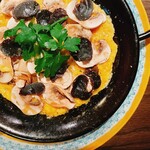 truffle and mushroom omelet
