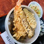 Shouei An - 海老が入った昔ながらの天丼♫