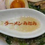 ラーメンみなみ - レンゲ