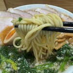 ラーメンみなみ - 麺箸あげ