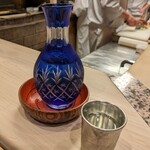 割烹　梅津 - 夫は冷酒に切り替えました