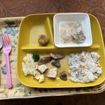 別邸 石の家 - わんこの朝食