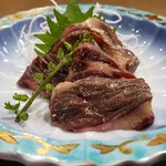 末広寿司 - ◆シロナガスクジラの尾の身(軽く炙り)