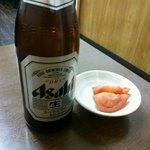 椿ラーメン - 瓶ビール