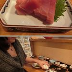 信夫路 - 2013' 11/28 マグロ刺 \510